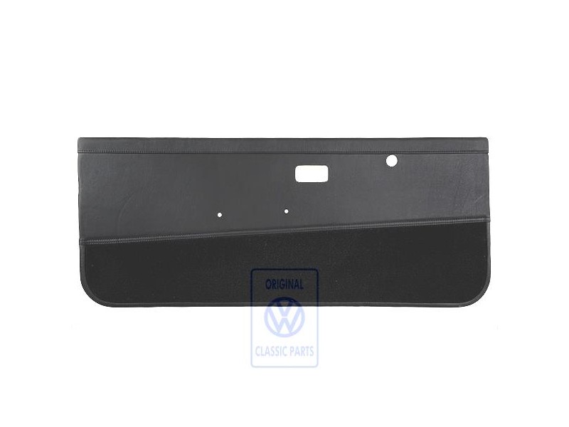 VW Original Revetement De Porte (Cuir) Noir - 155867015BCXV6
