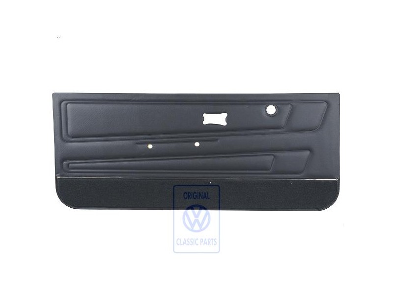 VW Original Revetement Porte (Simili-Cuir) Bleu Mauritius - 155867015BGWP2