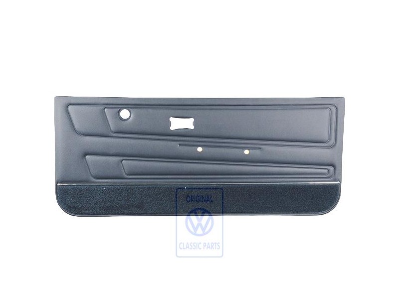 VW Original Revetement Porte (Simili-Cuir) Bleu Mauritius - 155867016BGWP2