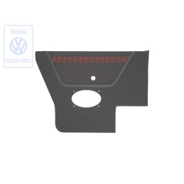 VW Original Revetement Lateral (Tissu) Noir/Rouge - 155867043BEBYT