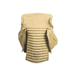 VW Original Garniture De Dossier (Cuir) Bedouin (Brun) - 155881801AM8VX