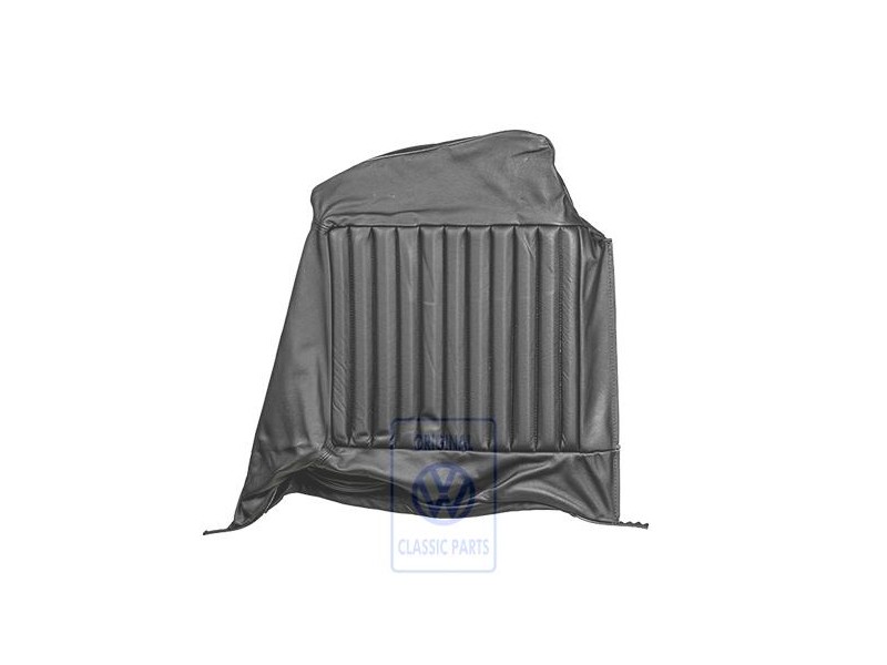 VW Original Garniture De Dossier (Cuir/Similicuir) Noir - 155885805BD1BX
