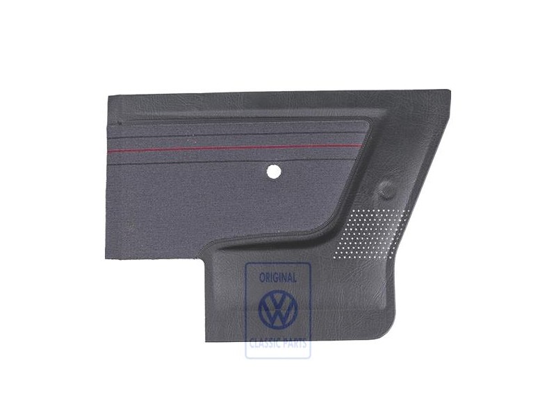 VW Original Revetement Lateral Gris/Rouge - 155867044N XV5