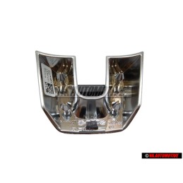 VW Original GTI Volant Plaquette Embleme Logo Aluminium - 5K0419685P UTF