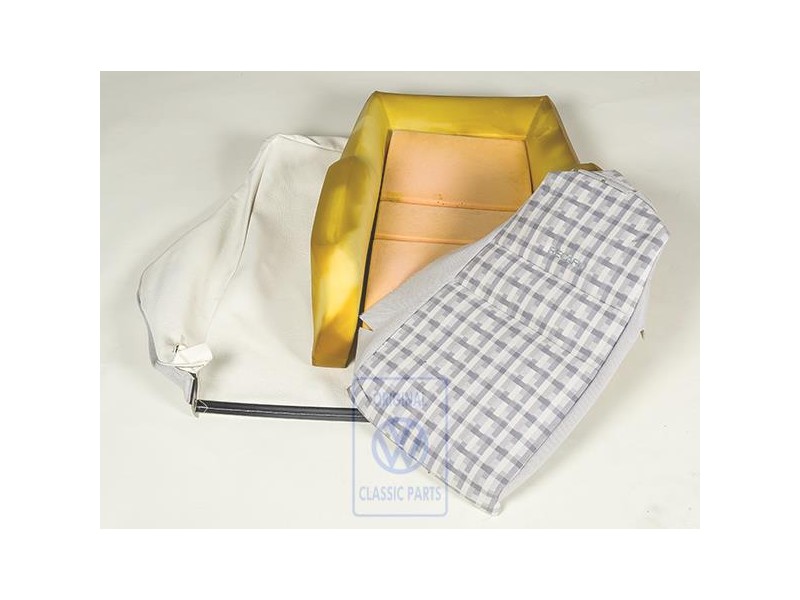 VW Original Garniture De Dossier (Tissu) Hermine (Blanc) - 155881770A AZJ