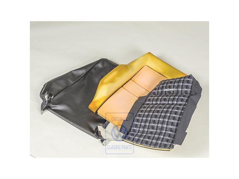 VW Original Garniture De Dossier (Tissu) Noir - 155881770A AZK