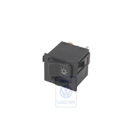 VW Original Commutateur D'Eclairage Noir Satine - 323941531J 01C
