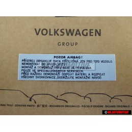 VW Original Etiquette - 6U0010089C