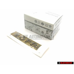 VW Original 2.0 FSI Arrière Embleme Monogramme Logo Chrome - 3C0853675A 739