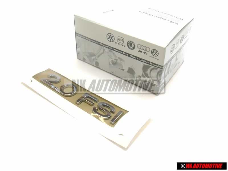 VW Original 2.0 FSI Arrière Embleme Monogramme Logo Chrome - 3C0853675A 739