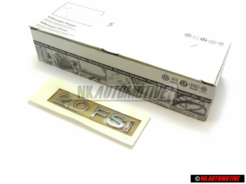VW Original 2.0 FSI Arrière Embleme Monogramme Logo - 3C0853675B GQF