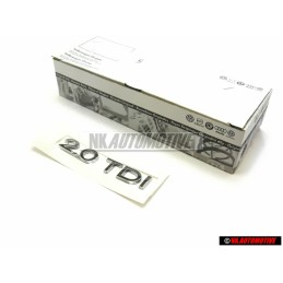 VW Original 2.0 TDI Arrière Embleme Monogramme Logo Chrome - 3C0853675E 739
