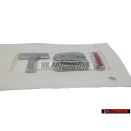VW Original TSI Arrière Embleme Monogramme Logo Chrome Rouge - 1K5853675H GQF