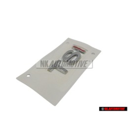 VW Original TSI Arrière Embleme Monogramme Logo Chrome Rouge - 1K5853675H GQF