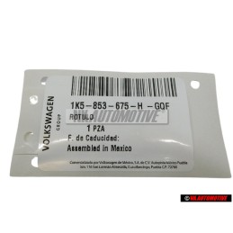 VW Original TSI Arrière Embleme Monogramme Logo Chrome Rouge - 1K5853675H GQF