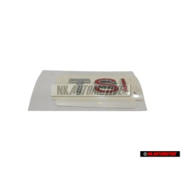 VW Original TSI Arrière Embleme Monogramme Logo Chrome Rouge - 1K5853675J GQF