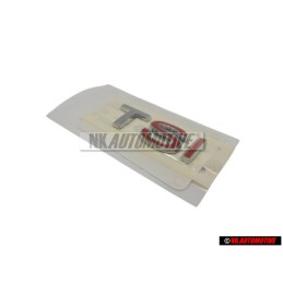 VW Original TSI Arrière Embleme Monogramme Logo Chrome Rouge - 1K5853675J GQF