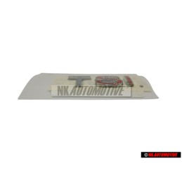 VW Original TSI Arrière Embleme Monogramme Logo Chrome Rouge - 1K5853675J GQF