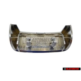 VW Original R32 Volant Plaquette Embleme Aluminium - 1K0419685 3Q7
