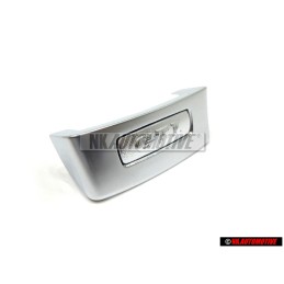 VW Original GTI Volant Plaquette Embleme Aluminium - 1K0419685A 44U