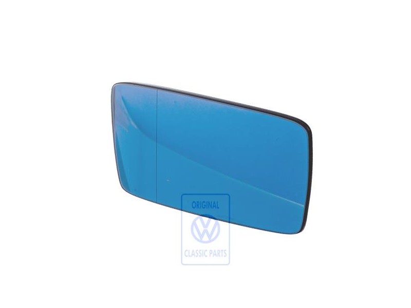 VW Original Miroir (Aspherique - Grand Angle) Avec Plaque-Support - 1H2857522C
