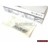 VW Original DSG Arrière Embleme Monogramme Logo Chrome - 1J0853675AL739
