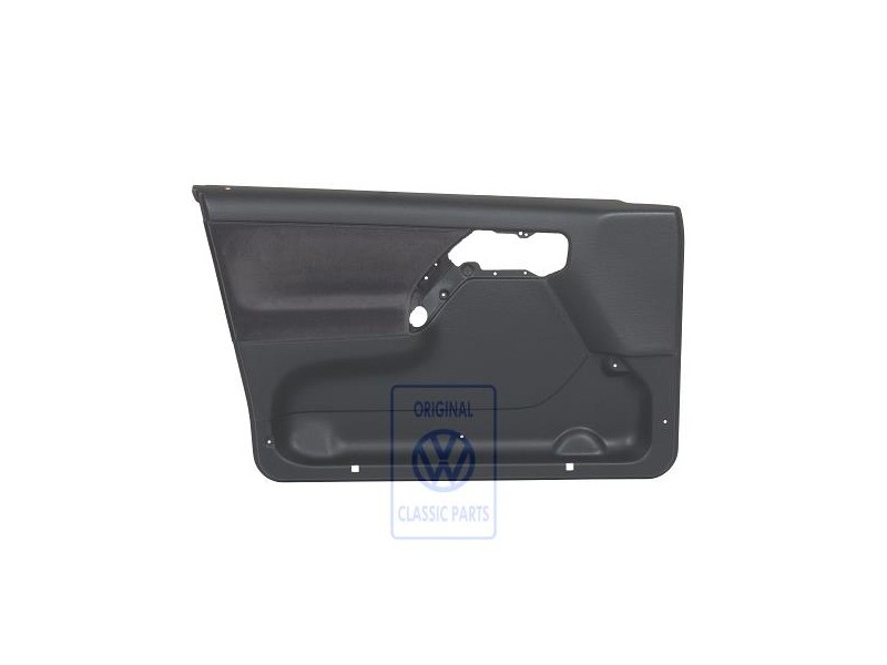 VW Original Garniture De Porte (Tissu) Noir - 1H4867011BPBKU