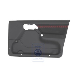 VW Original Garniture De Porte (Tissu) Noir/Rouge - 1H4867012BHDYE