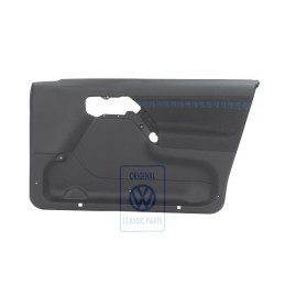 VW Original Garniture De Porte (Tissu) Noir/Bleu - 1H4867012BHDYQ