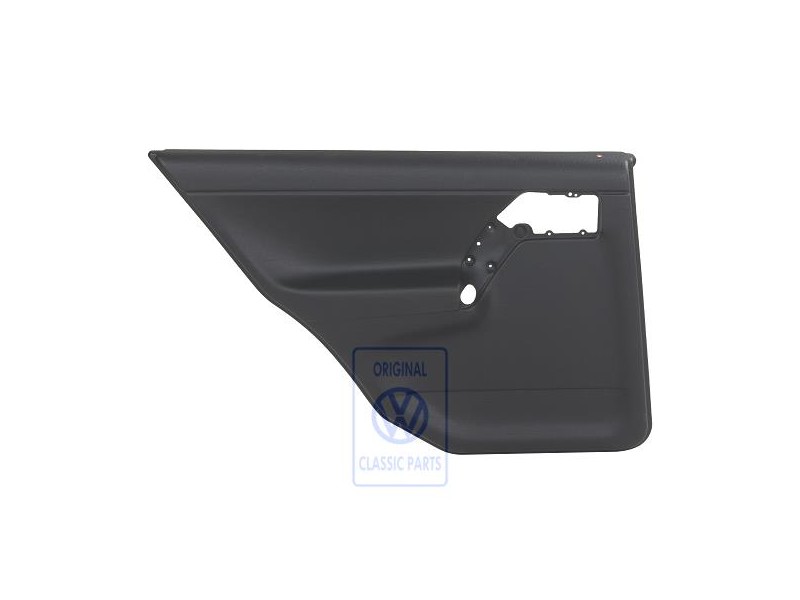 VW Original Revetement Porte (Simili-Cuir) Noir - 1H4867211CSA35