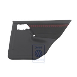 VW Original Garniture De Porte (Tissu) Noir/Rouge - 1H4867212BDECZ