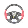 VW Original Volant De Direction (Cuir) Noir Satine/Rouge Flash - 1H0419091AMEQZ