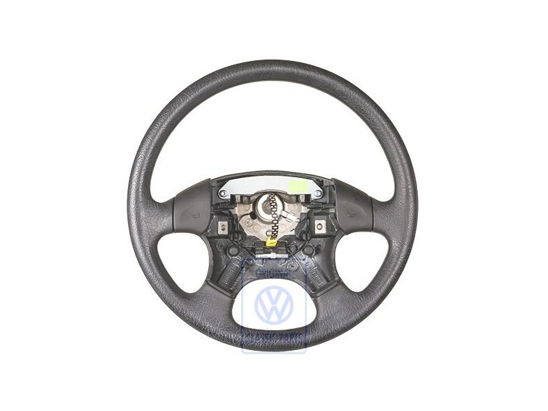 VW Original Volant De Direction Noir Satine - 1H0419091AS01C