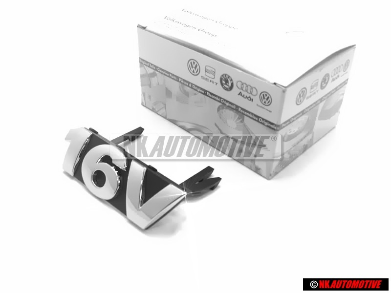 VW Original 16V Avant Embleme Monogramme Logo Chrome - 6X0853679 FDY