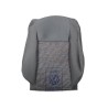 VW Original Garniture De Dossier (Tissu) Noir - 1H0881805ECDTN