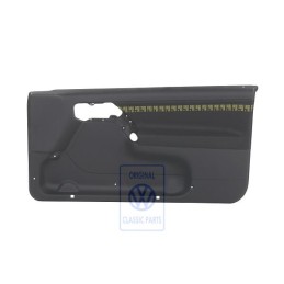 VW Original Garniture De Porte (Tissu) Noir/Jaune - 1H3867012APDYW