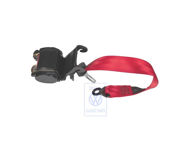 VW Original Ceinture De Securite 3 Points Rouge Flash - 1H4857806A 1NQ