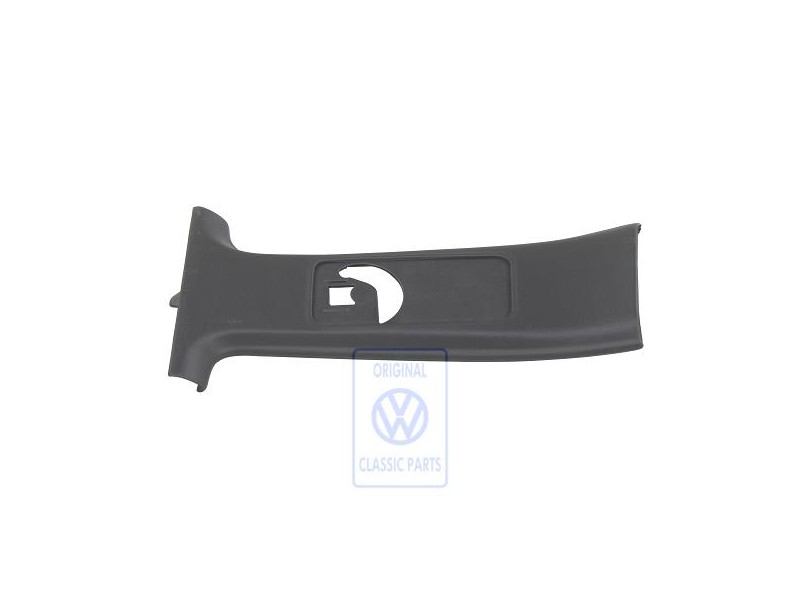 VW Original Revetement De Colonne B Noir Soft - 1H4867243B C82