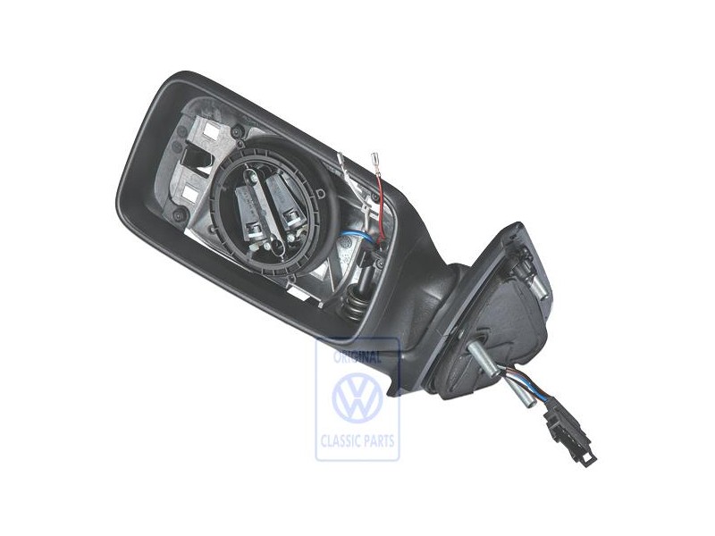 VW Original Coque Retroviseur Exterieur Noir Satine - 1H1857507A 01C