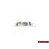 VW Original FSI Arrière Embleme Monogramme Logo Chrome Bleu - 6E0853675B HCE