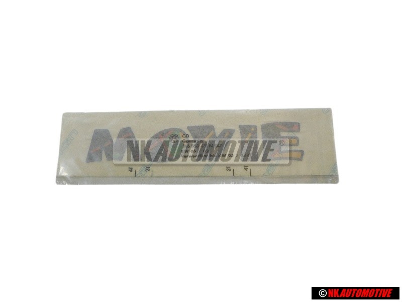 VW Original Inscription Sur Film Noir/Multicolore - 1H6853431M Z47