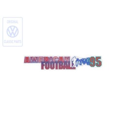 VW Original Inscription Sur Film Rouge/Bleu/Turquoise - 1H6853431R 1ME