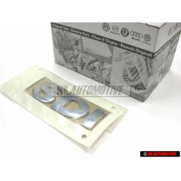 VW Original SDI Arrière Embleme Monogramme Logo Chrome - 3B0853675G 739
