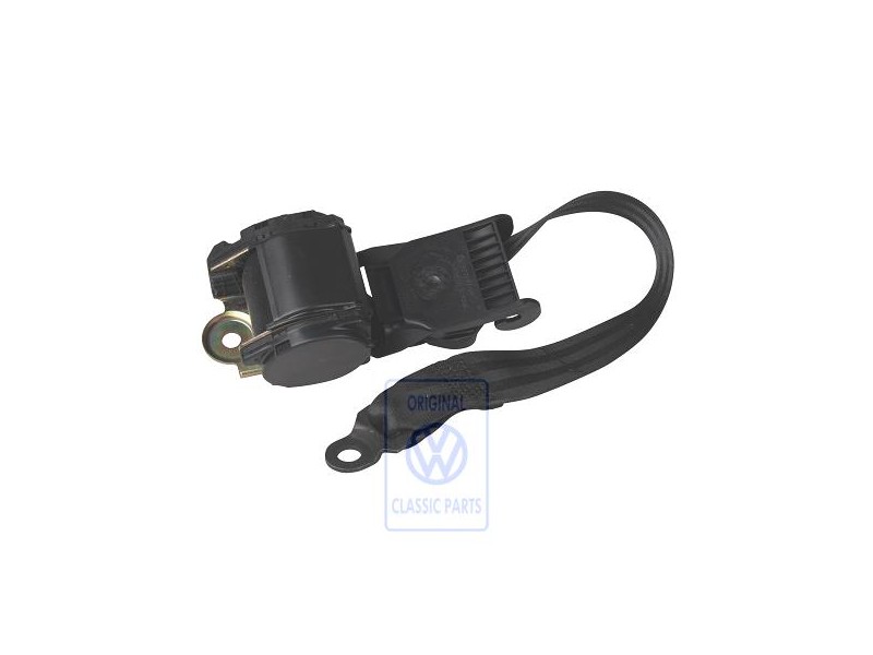 VW Original Ceinture De Securite 3 Points Noir Satine - 1H3857806A B41