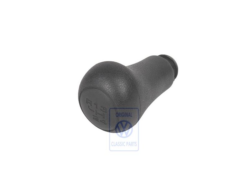 VW Original Pommeau Lev.Des Vit.(Similic.) Noir Satine - 1H0711141 01C