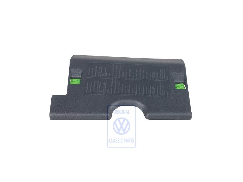 VW Original Cache Bleu Mauritius - 1H1857917 F31
