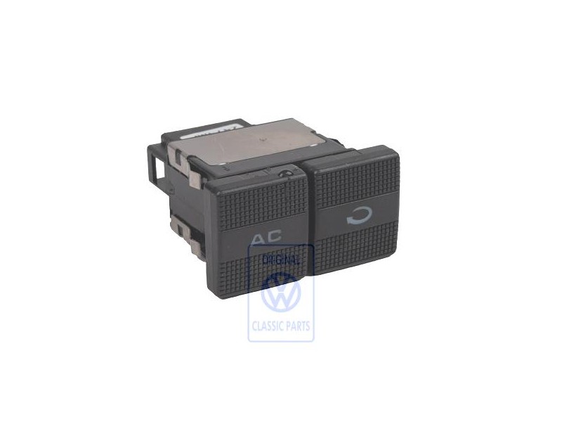 VW Original Commande P. Climatiseur Noir Satine - 1H0959543 01C