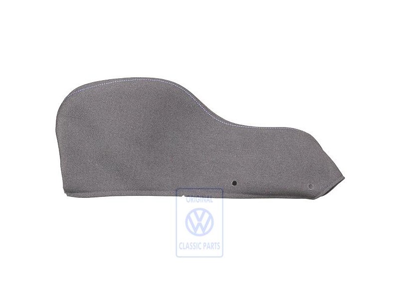 VW Original Garniture De Siege (Tissu) Noir/Bleu - 1H0881401 EQN