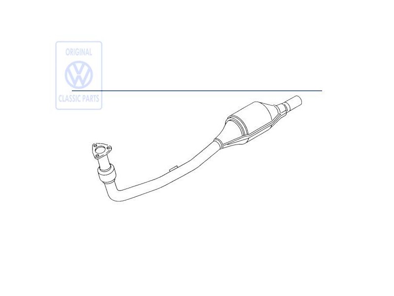 VW Original Catalyseur - 6N0131701HX