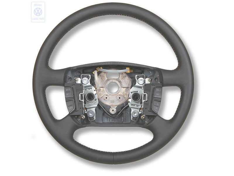 VW Original Volant Direction Multifonction Noir/Yellow - 1J0419091CHHUW